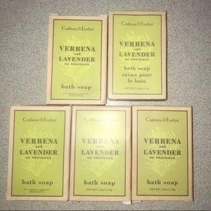 CRABTREE & EVELYN VERBENA & LAVENDER lot Of 60 pcs